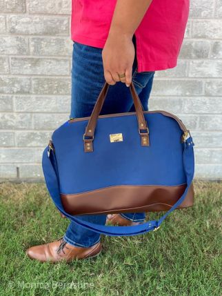 Linette Business Bag, made by Monica Bernstine from Castine Handcrafted