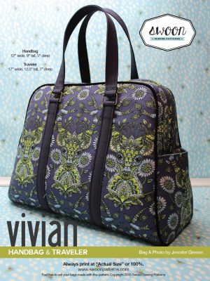Cover image for Vivian Handbag & Traveler from Swoon Sewing Patterns