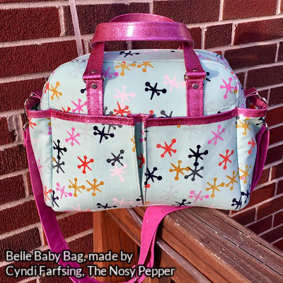 Belle Baby Bag from Swoon Patterns made by Cyndi Farfsing from The Nosy Pepper